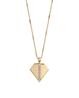 Aztek Kite Necklace in Gold