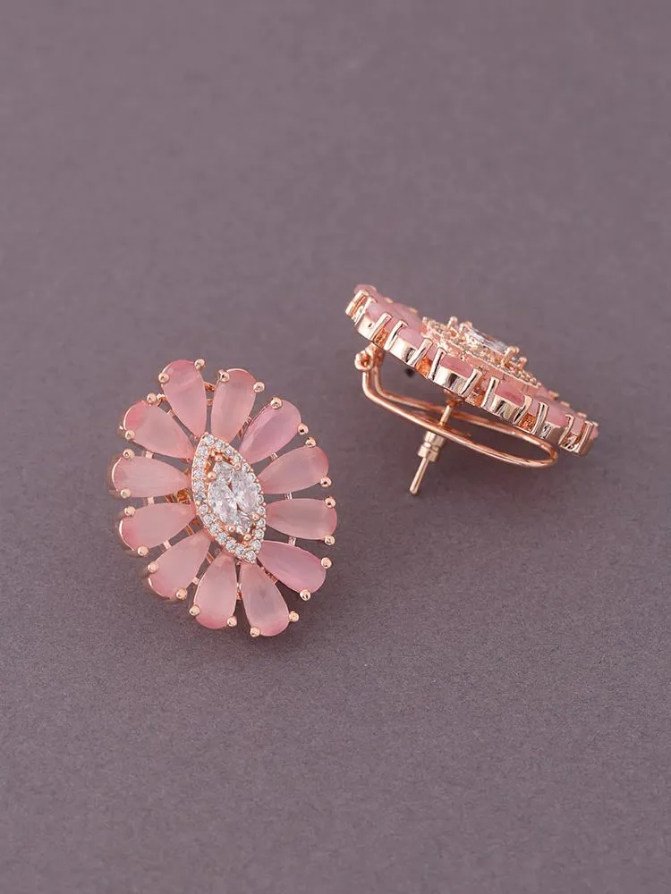 Blush Lynette Zirconia Studs