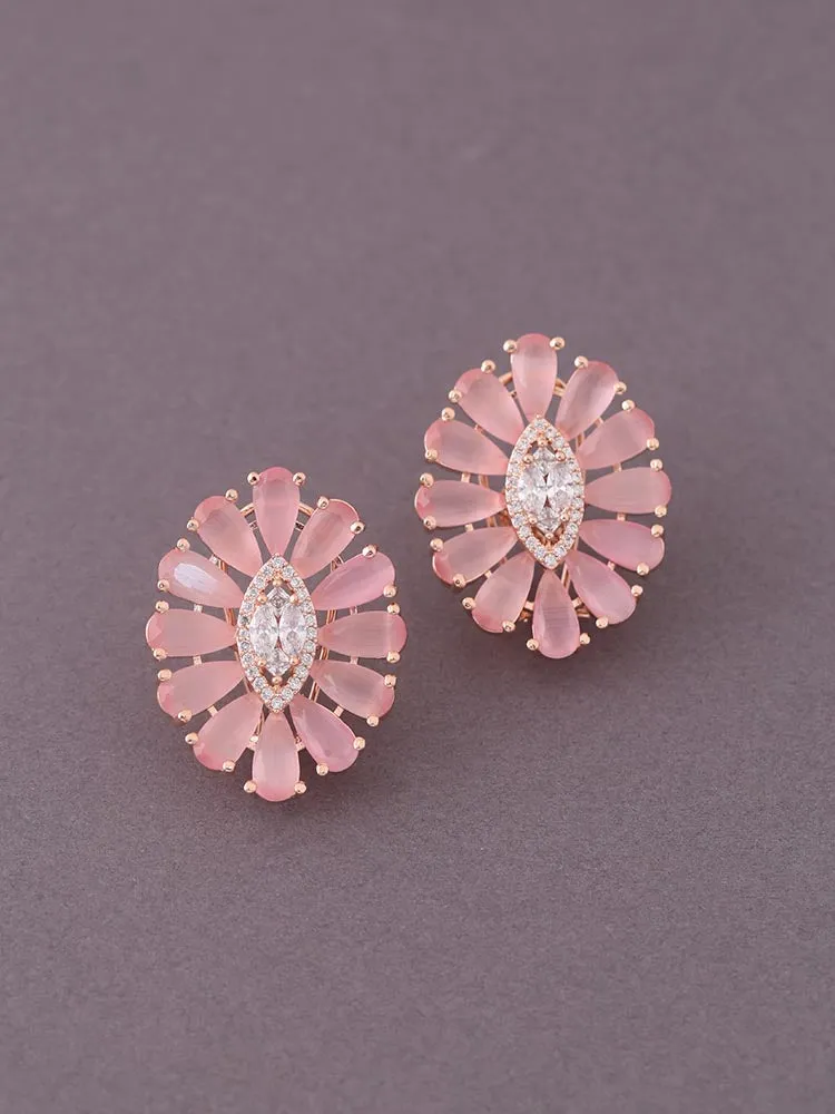 Blush Lynette Zirconia Studs
