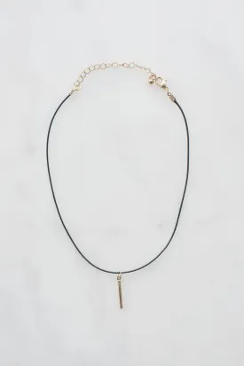 Choker with Gold Pendant