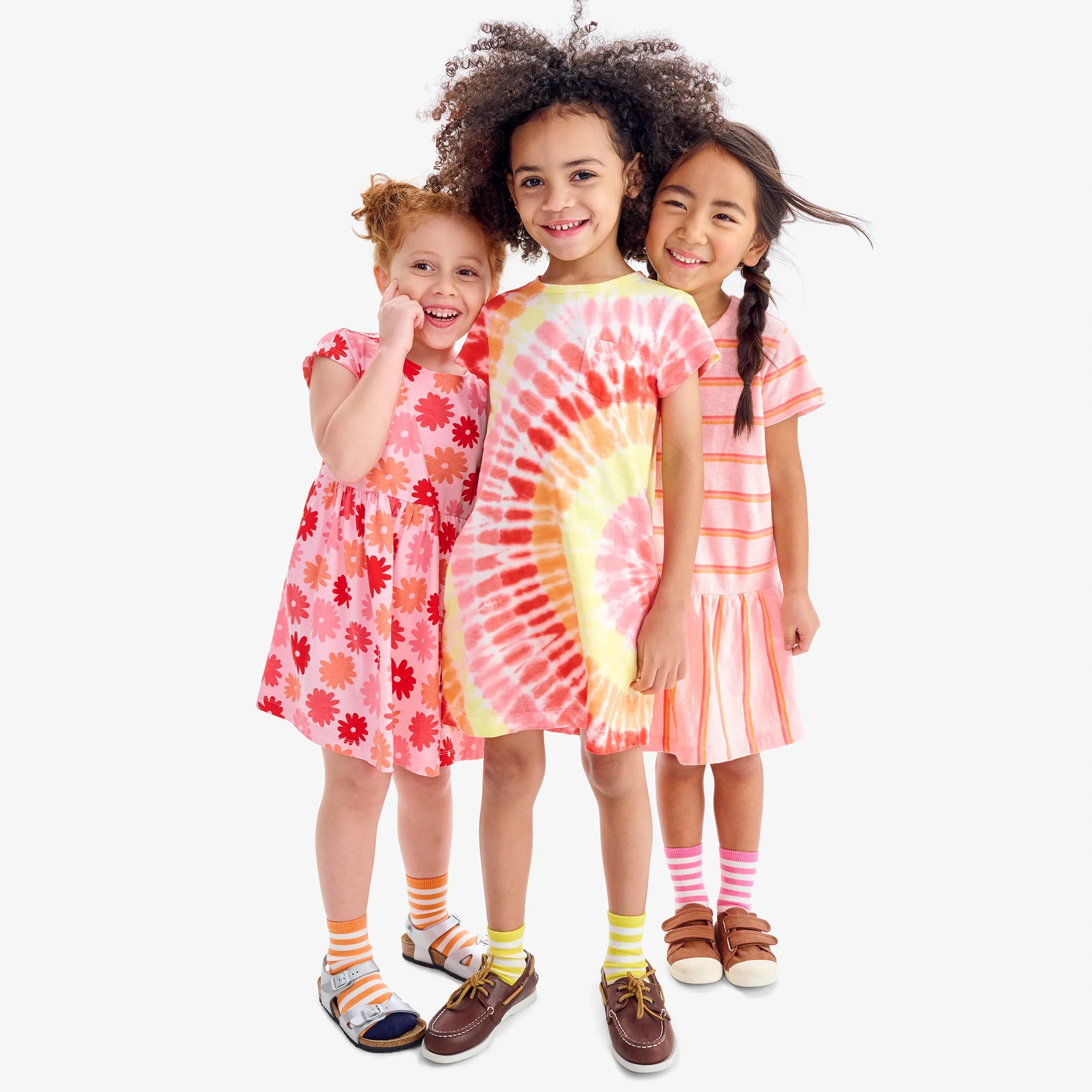 Clearance t-shirt dress in tie-dye