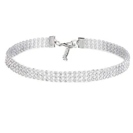 Crystal Clear Jeweled Rhinestone Choker in Four Sizes