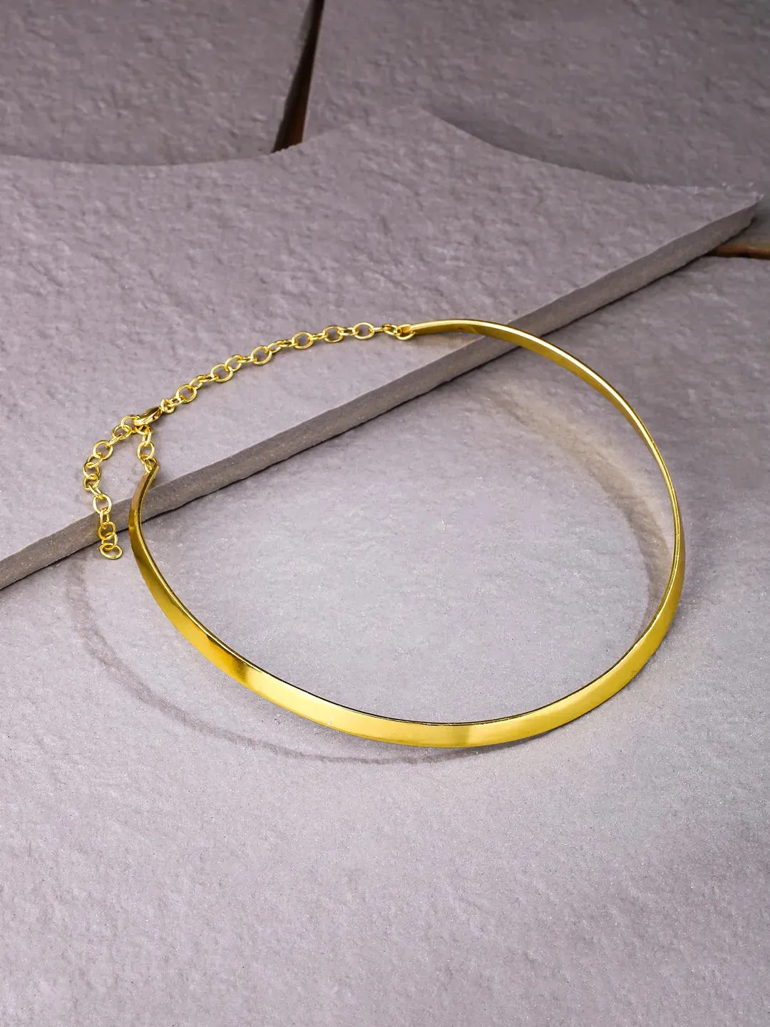 Gold Plated Choker Necklace