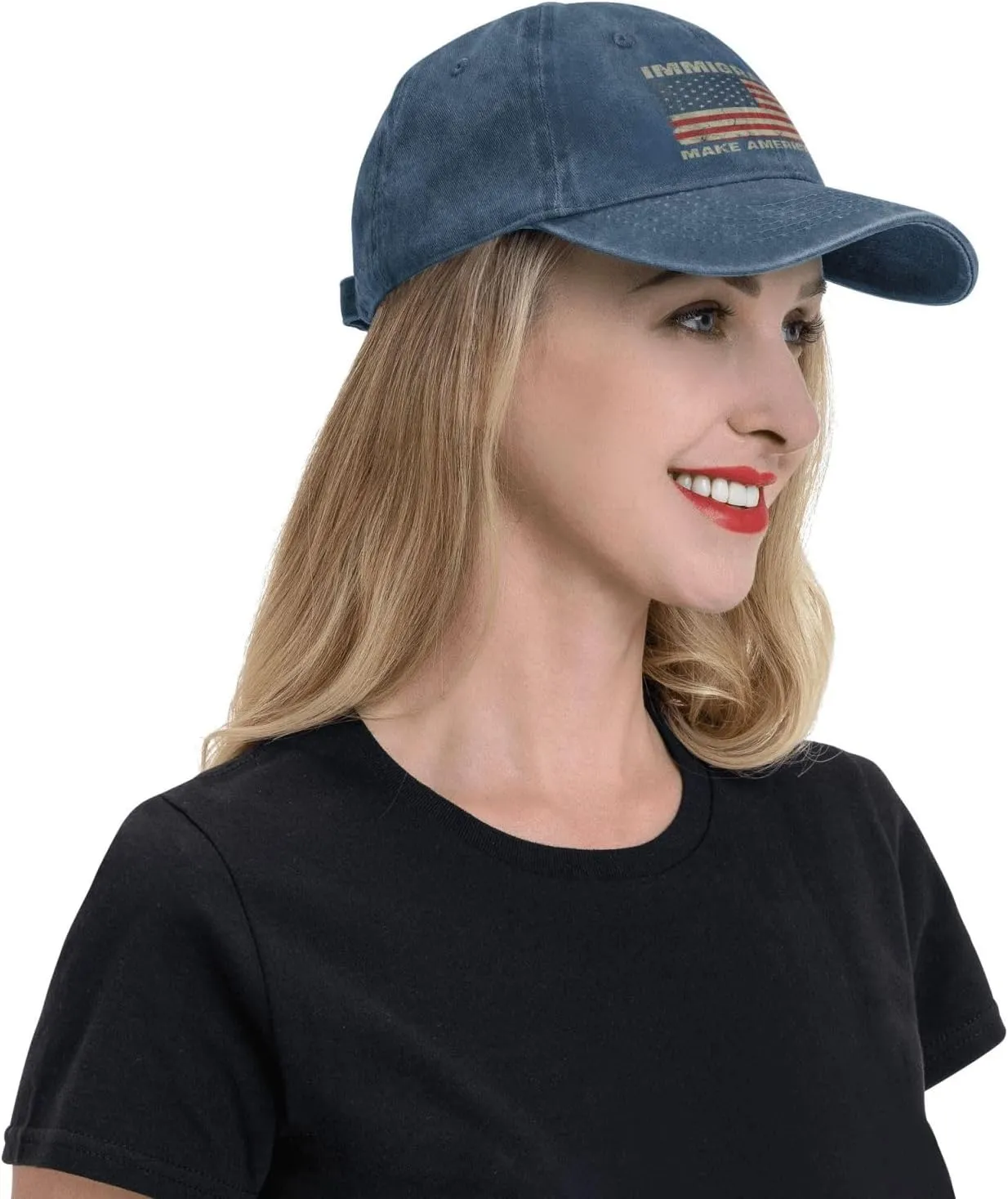 Gymini Immigrants Make America Great Hat Immigration Keep The America Trucker Hat Dad Baseball Cap