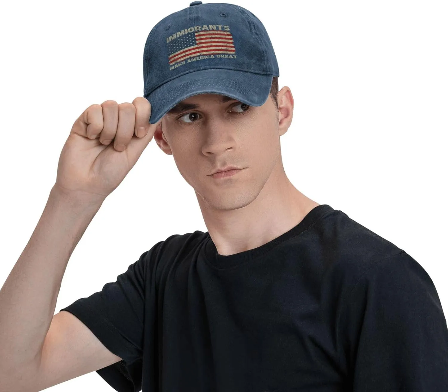 Gymini Immigrants Make America Great Hat Immigration Keep The America Trucker Hat Dad Baseball Cap