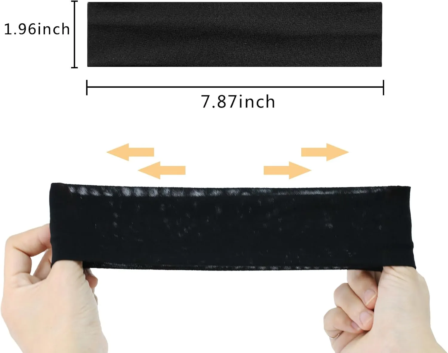 Headbands for Women Non Slip, Stretchy Hair Bands, Elastic Sweat Hairbands for Workout Yoga Running