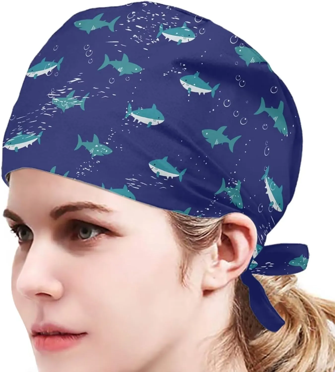 JoyLamoria Novelty Printed Cap with Sweatband Women Men Adjustable Tie Back Hats for Paiting