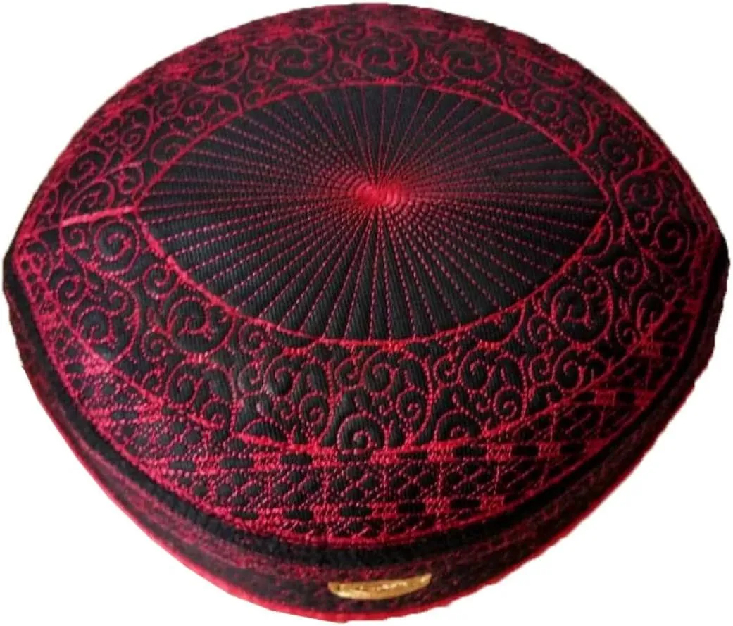 Muslim Kufi Hat ALW010 Islam Men Prayer Skull Cap Headware Ramadan Eid Gift