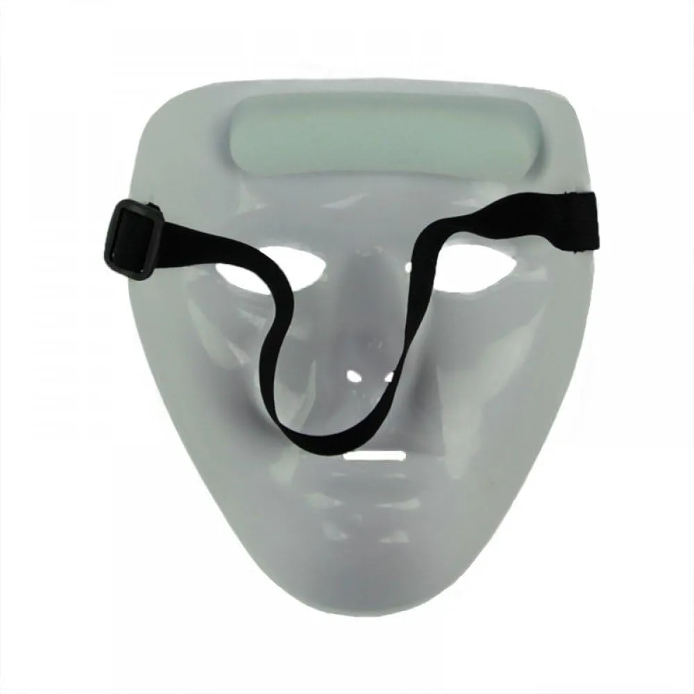 Nicky Bigs Novelties Adult Blank White Mask Plastic Costume Face Mask Paintable, 2 Pack