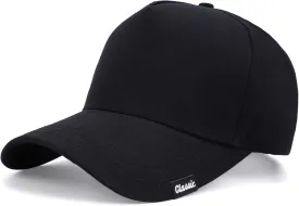 Oversize XXL Baseball Cap for Men, Extra Large Hat for Big Heads 23.6"-25.6", Plus Size Structured Dad Trucker Hats