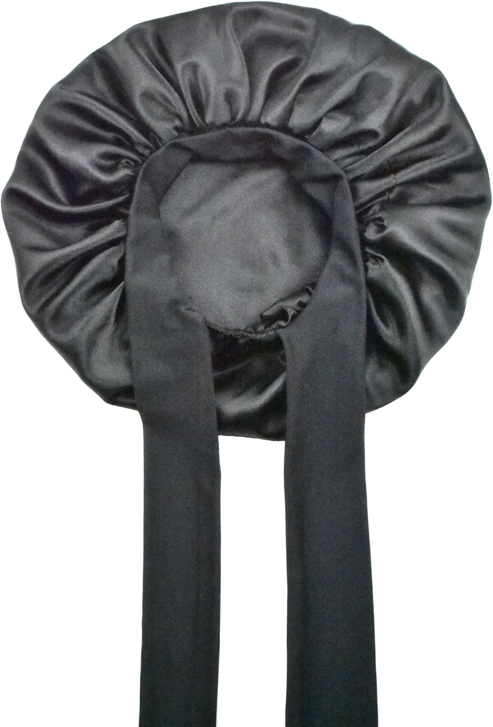 Silk Bonnet for Sleeping Women Curly Hair, 2 PCS Satin Bonnet with Tie Band, Large Silk Sleep Caps for Long Hair Braids