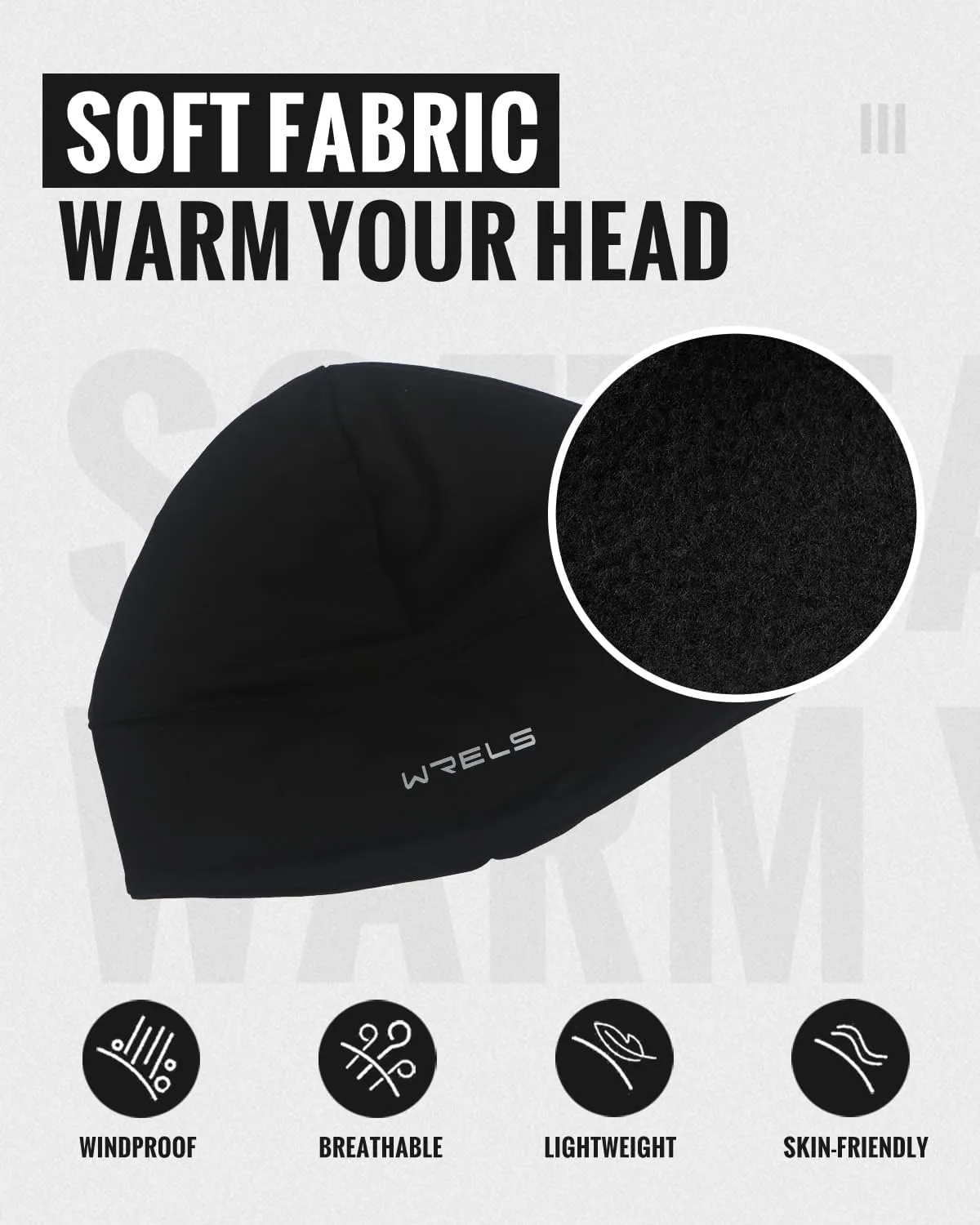 Thermal Running Beanies for Men Women Winter Hats Lightweight Warm Soft Skull Caps with Ear Flaps for Runners
