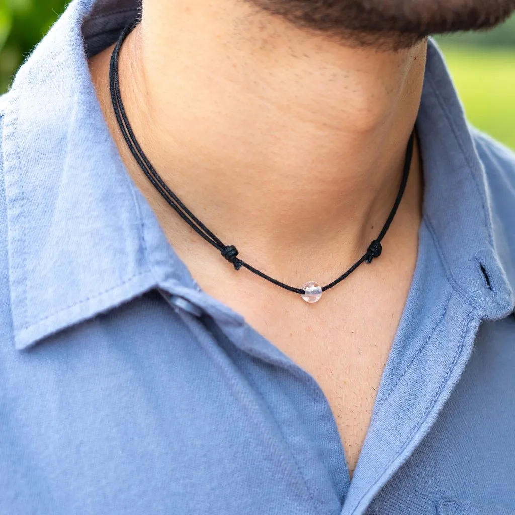 Unisex Gemstone Beaded Choker
