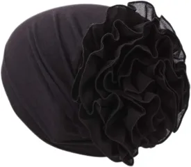 Women Flower Elastic Turban Beanie Wrap Chemo Cap Hat