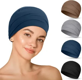 Zhengmy Chemo Cancer Hats Women Sleeping Cap Headwear Cotton Head Covering Head Wrap for Cancer Patients Hair Loss