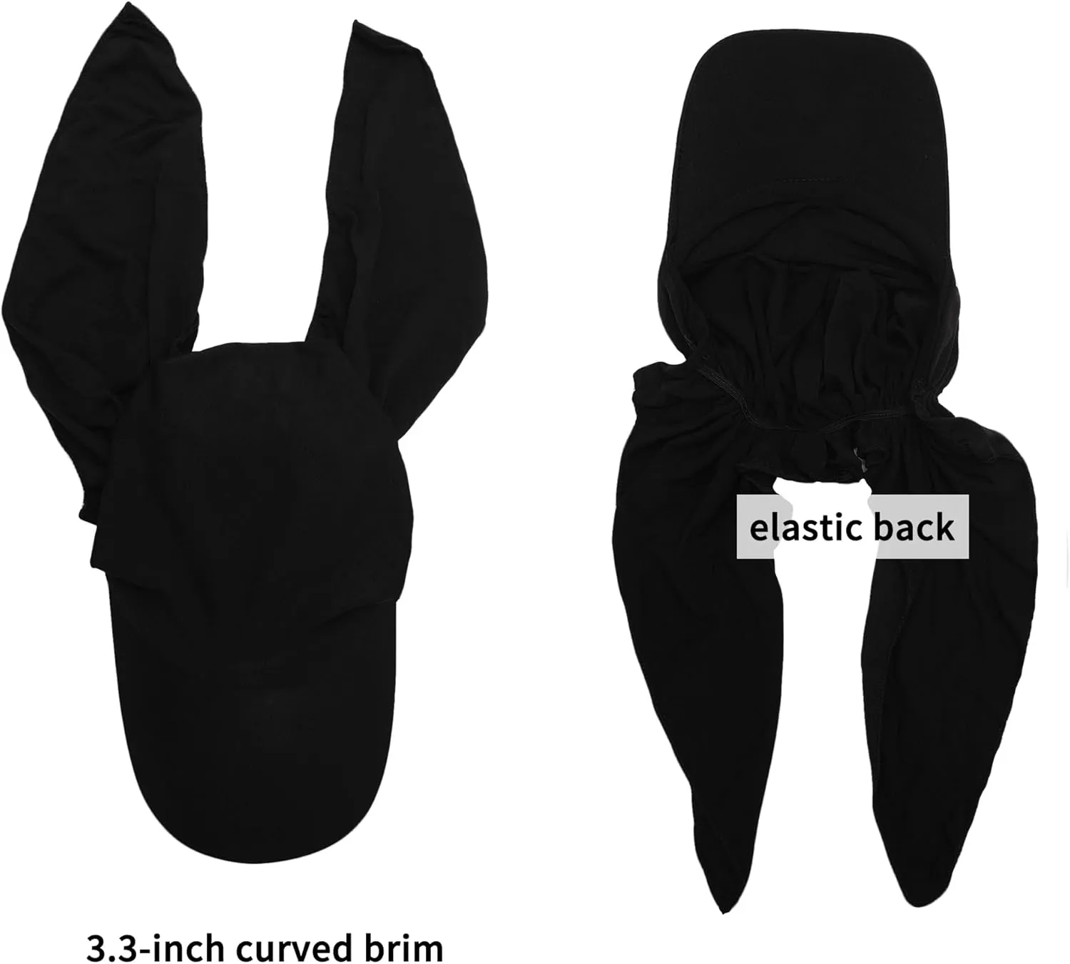 ZLYC Chemo Headwear for Women Brim Visor Head Scarf Pre Tied Headwraps Lightweight Skull Cap