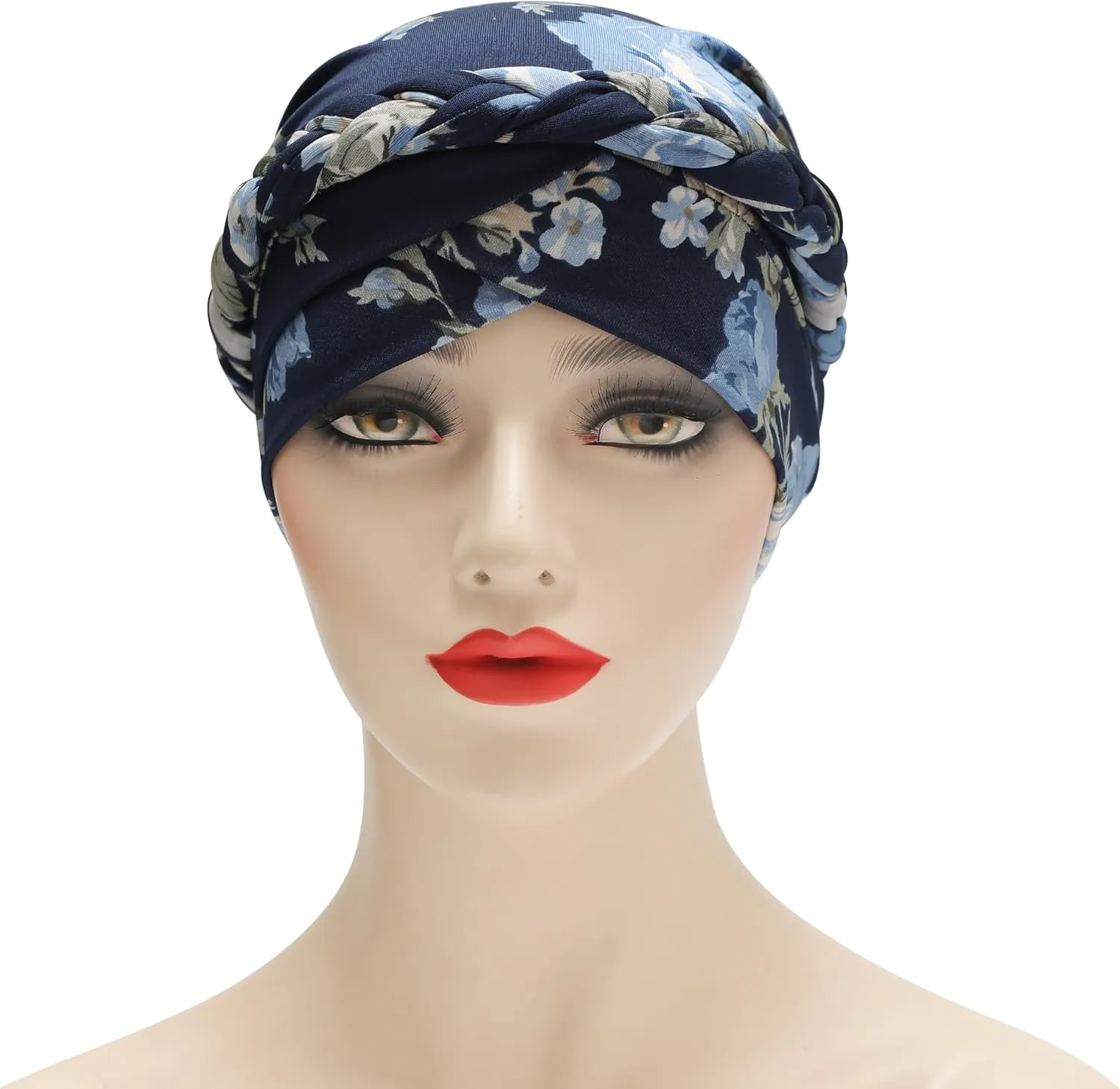 ZLYC Chemo Headwear Pre Tied Turban Headwrap Lightweight Beanie Hat for Women