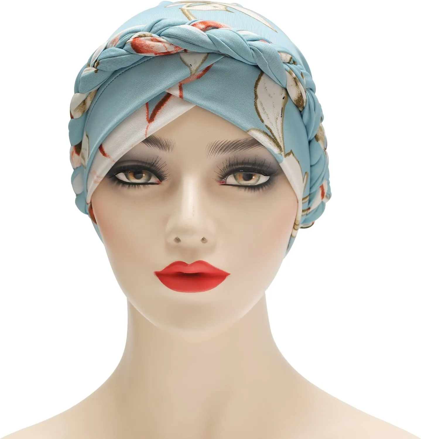 ZLYC Chemo Headwear Pre Tied Turban Headwrap Lightweight Beanie Hat for Women